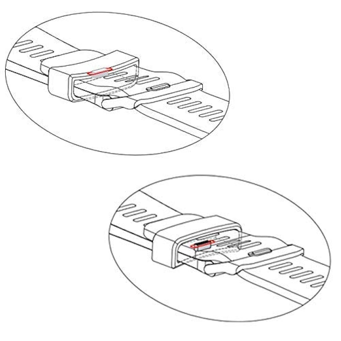RuenTech Anillo de cierre de repuesto para Garmin Vivoactive