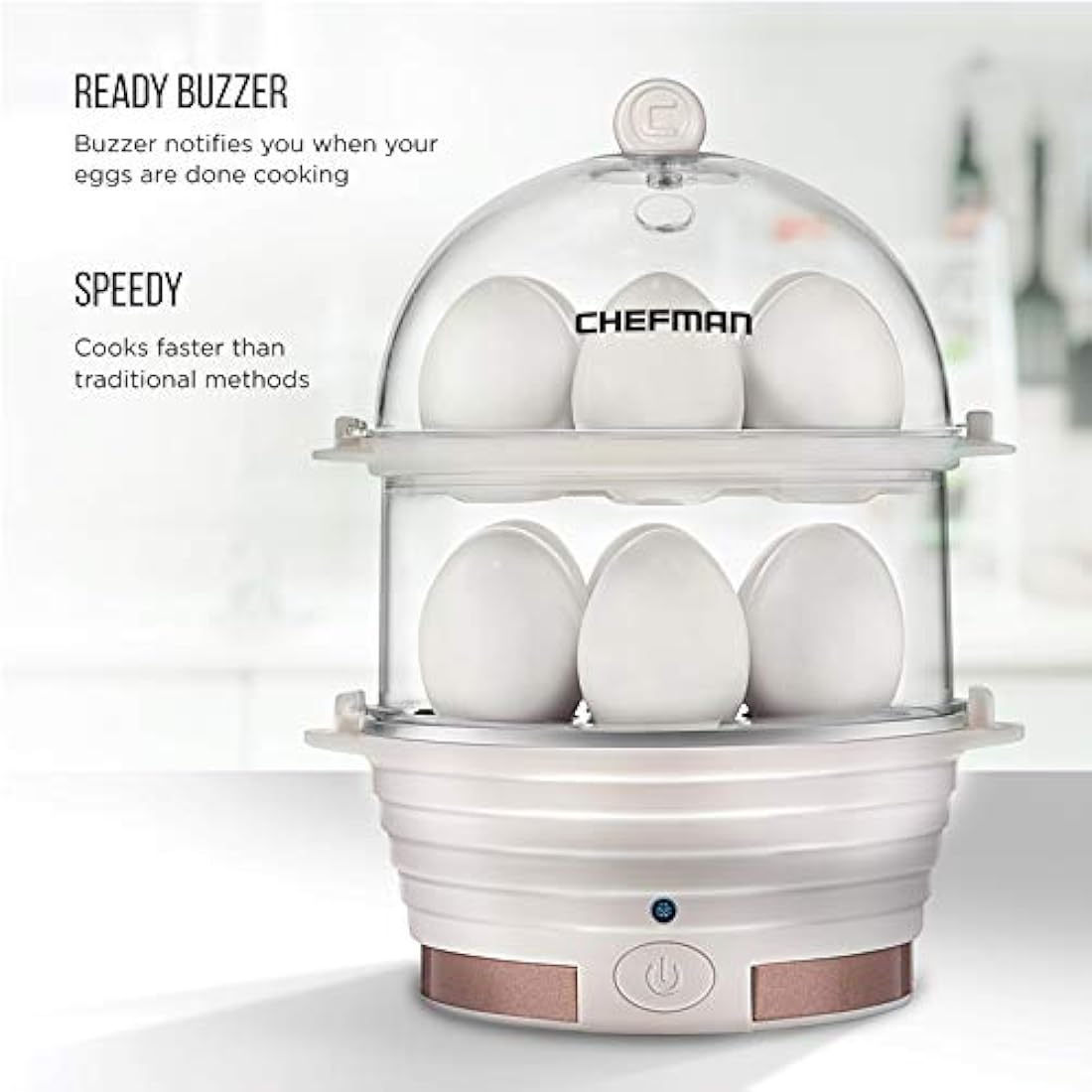 Vaporeras, Caldera eléctrica para huevos y cazador