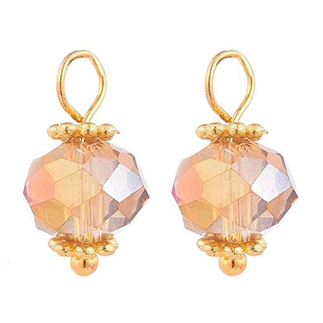 Dijes y medallas 100 colgantes de cristal facetados