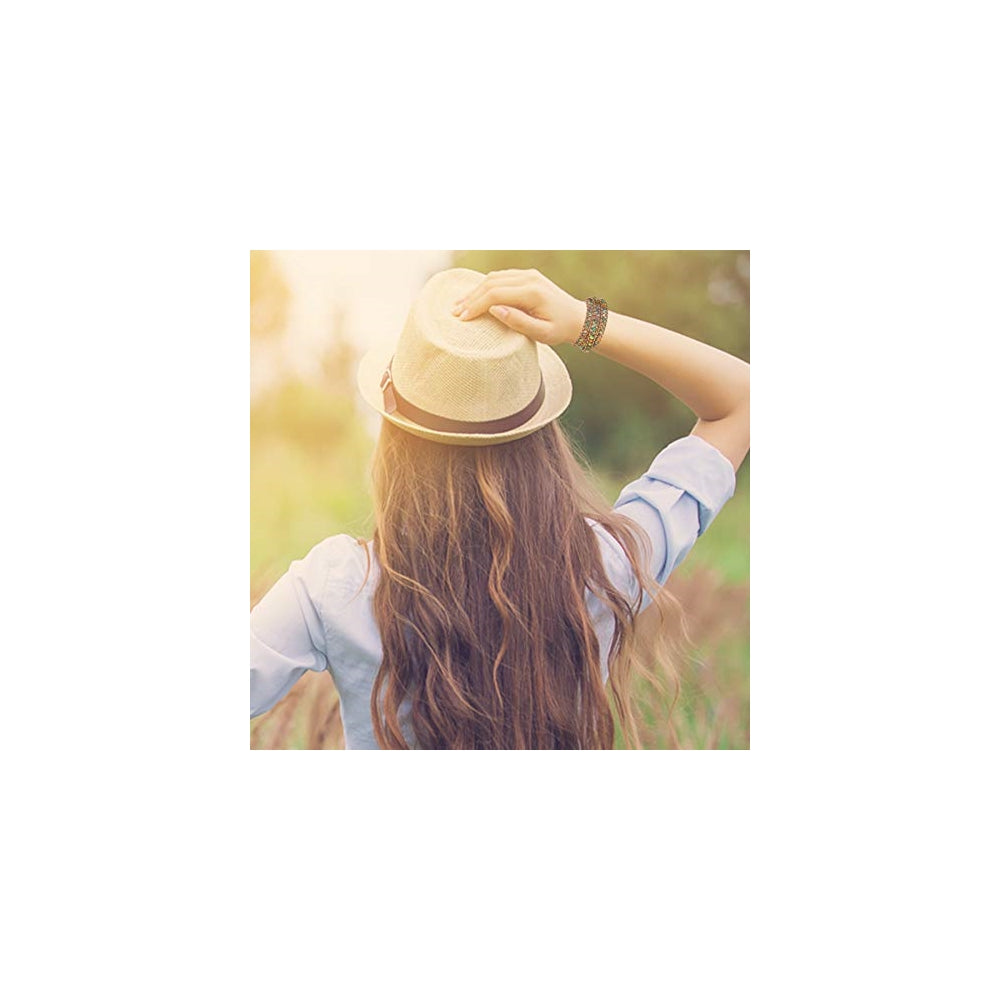 Pulseras y tobilleras de jaspe imperial hechas a mano