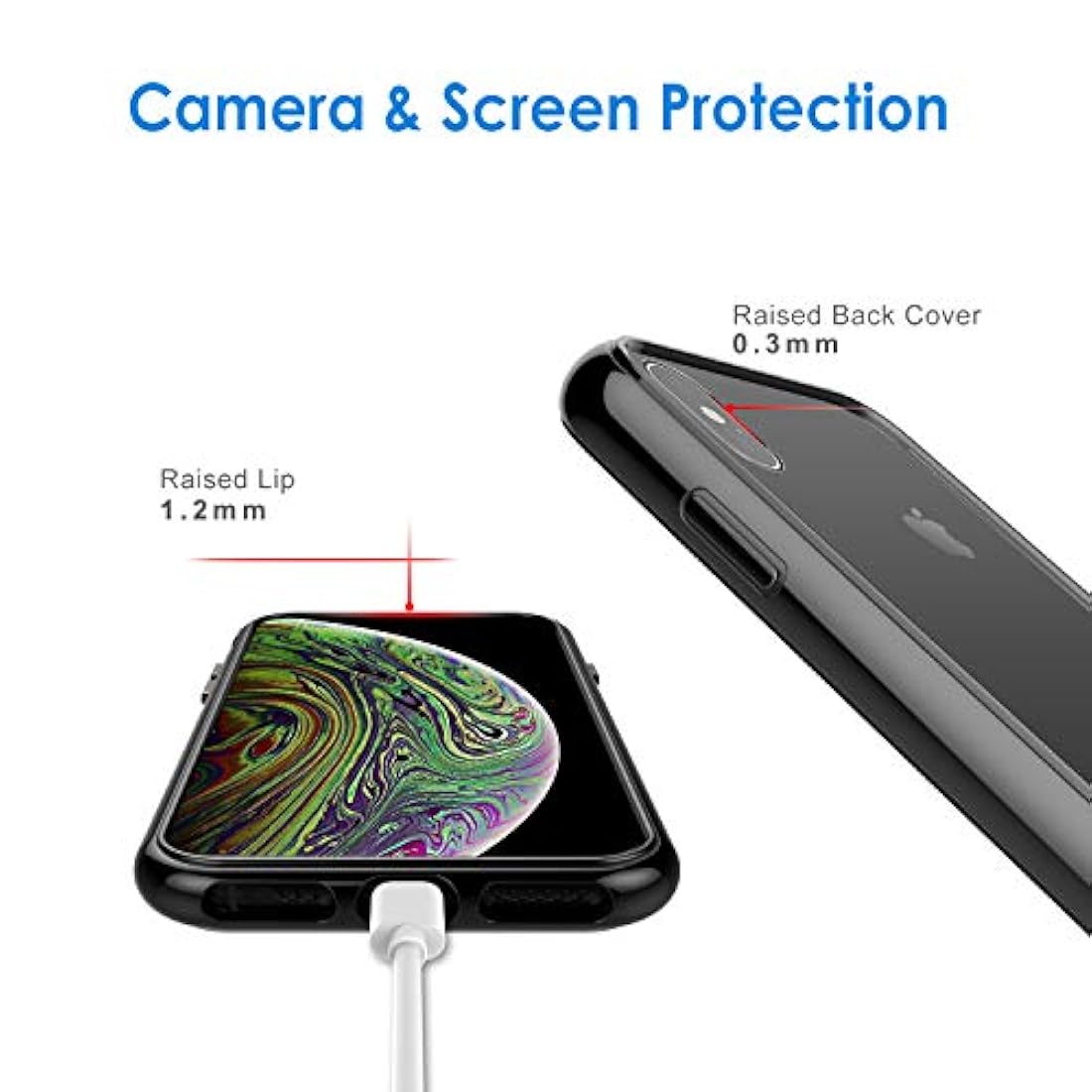 JETech - Carcasa para Apple iPhone X y iPhone X