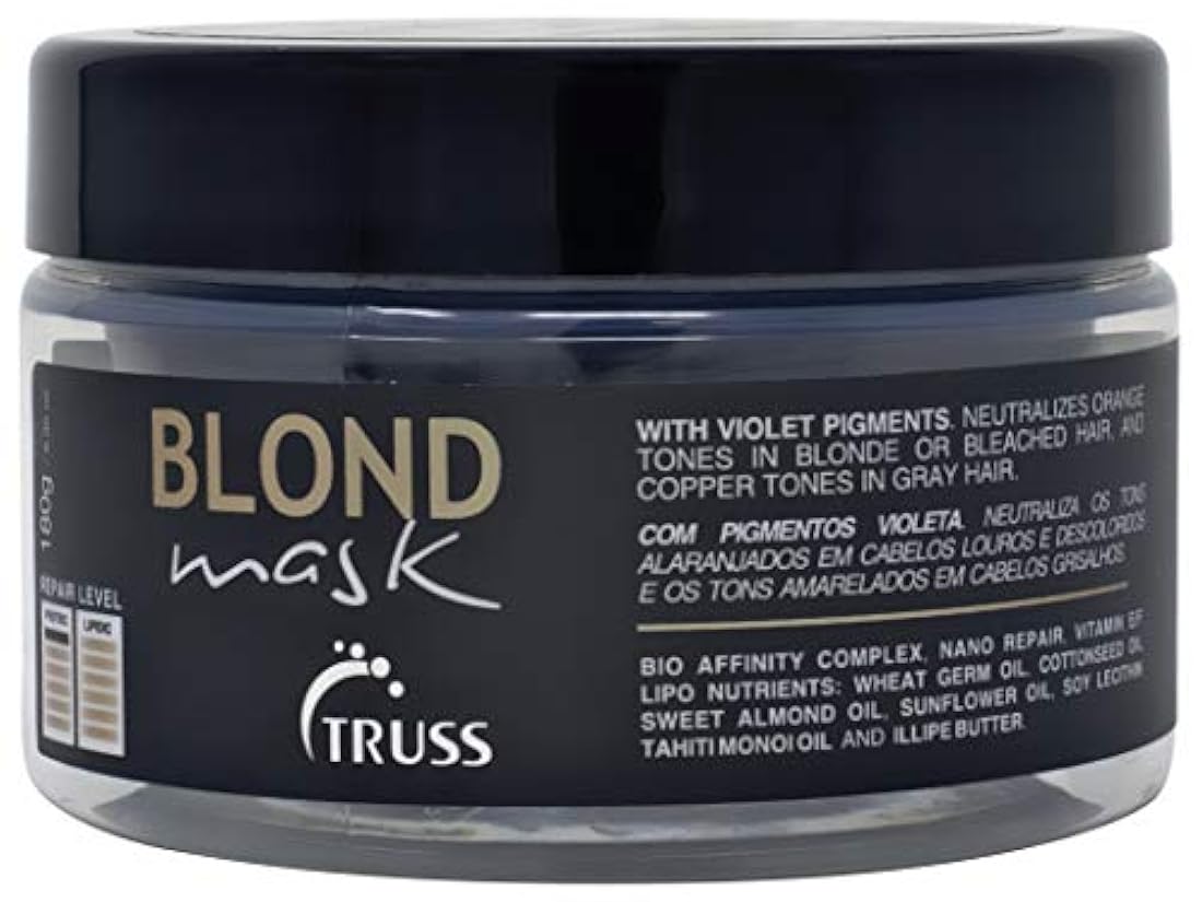 Mascarilla para cabello rubio, blanqueado y gris TRUSS