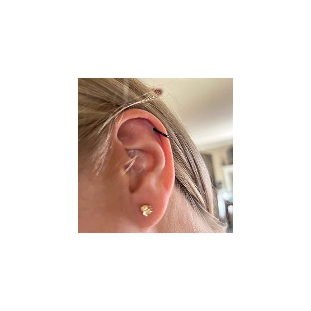 Aretes de aro de plata 3 pares para mujeres