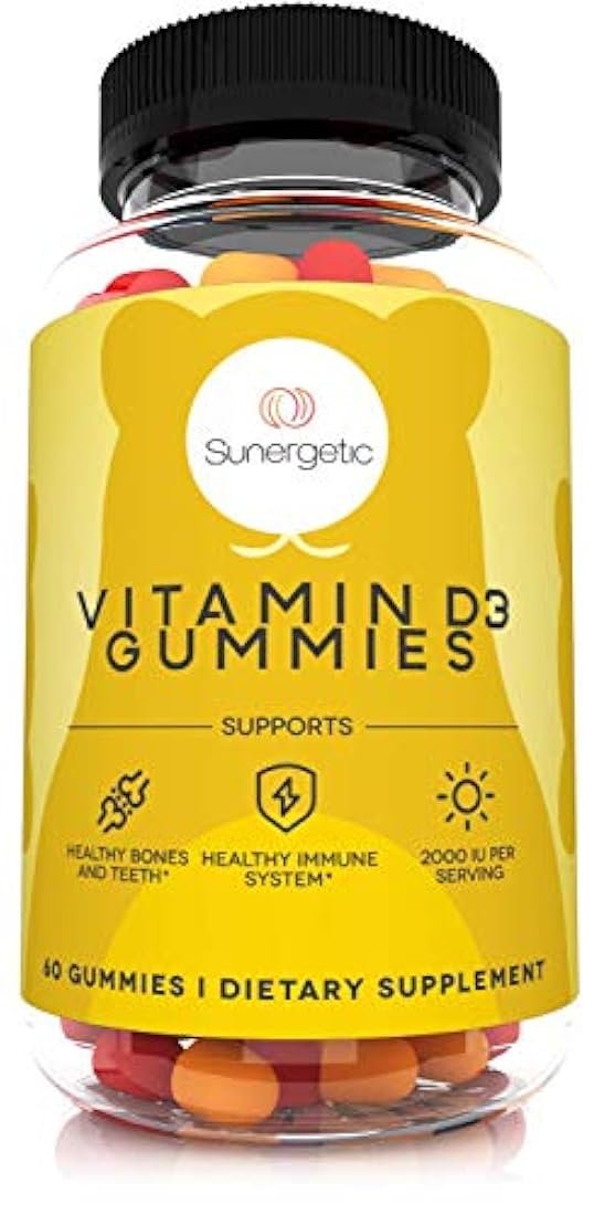 Potentes gomitas de vitamina D para apoyar huesos saludables