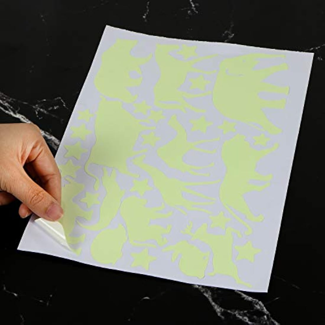 Benbo Unicorn calcomanías de pared que brillan oscuridad