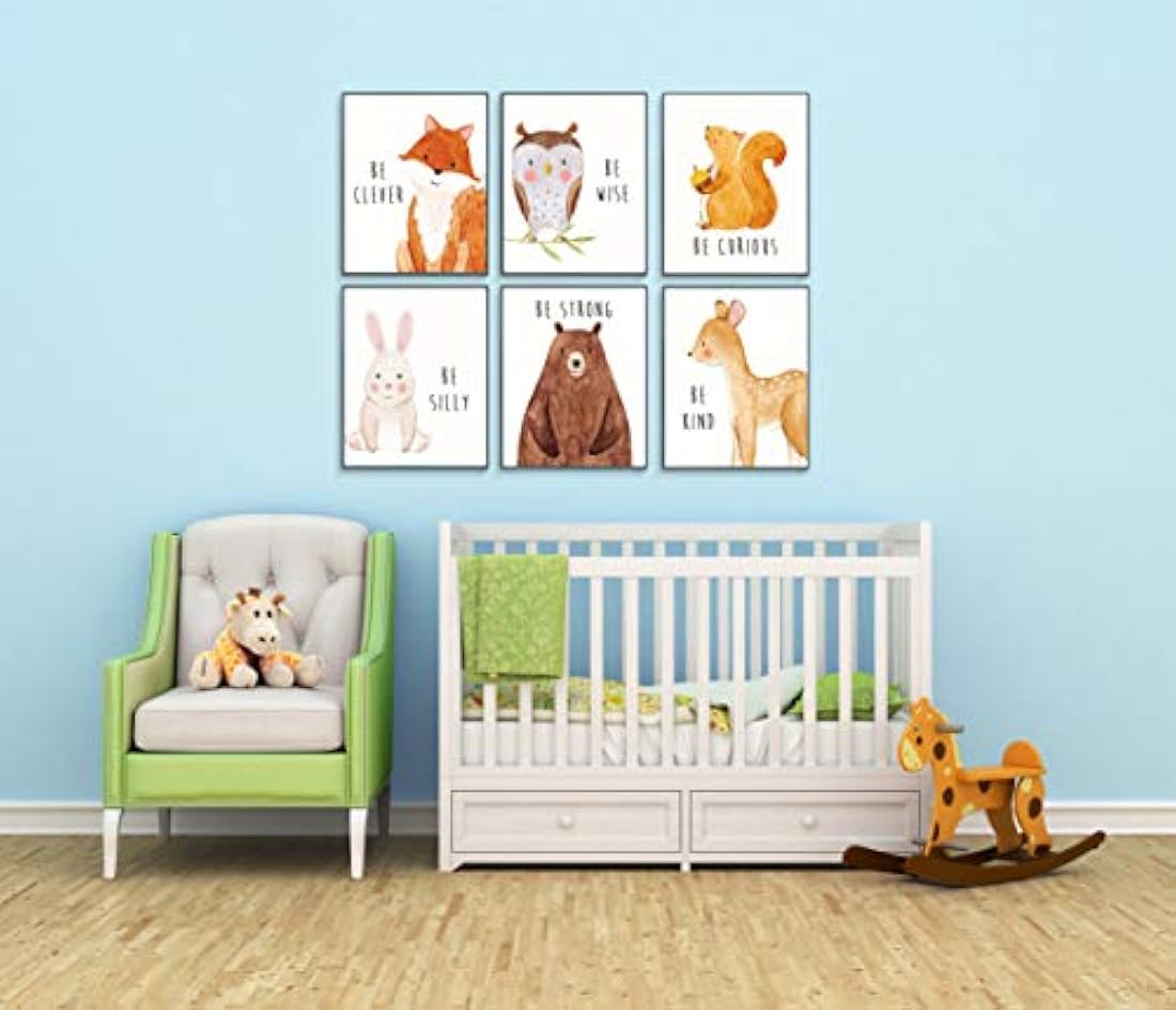 Decoración de pared de guardería 6 x 10-Throwback Traits