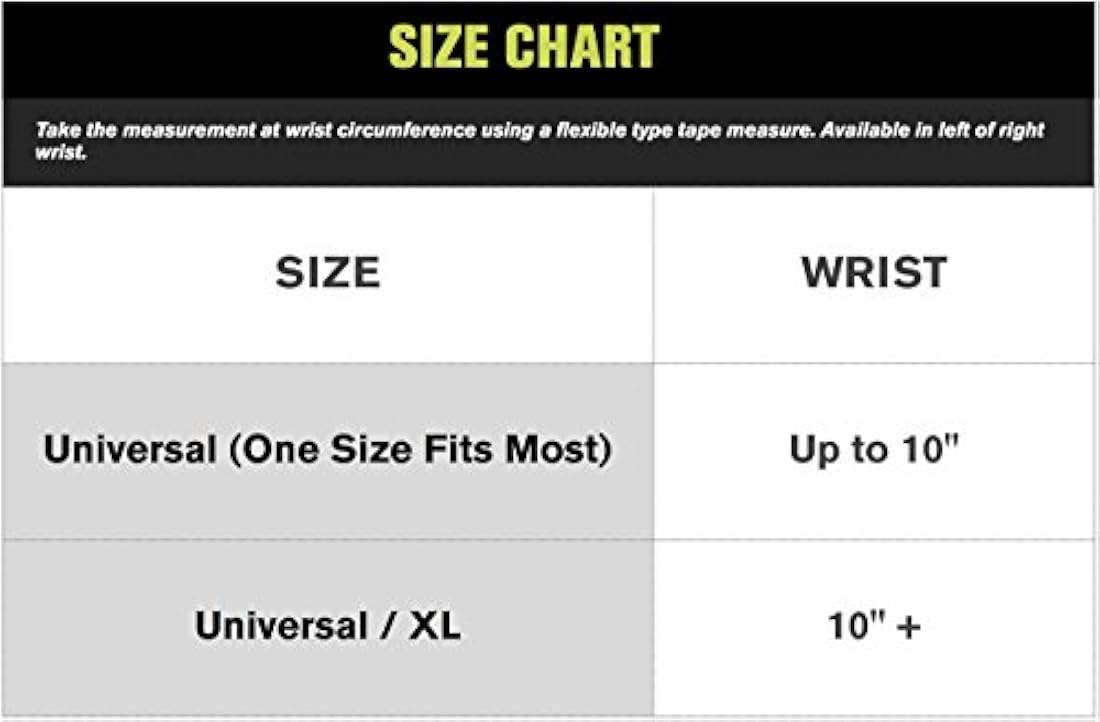 Quick-Fit muñequera, mano izquierda II