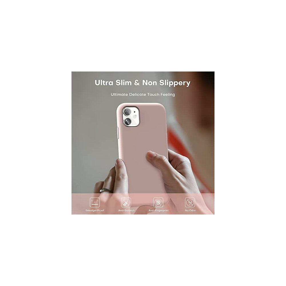 Fundas y Estuches para iPhone 11 de Silicona Rosado