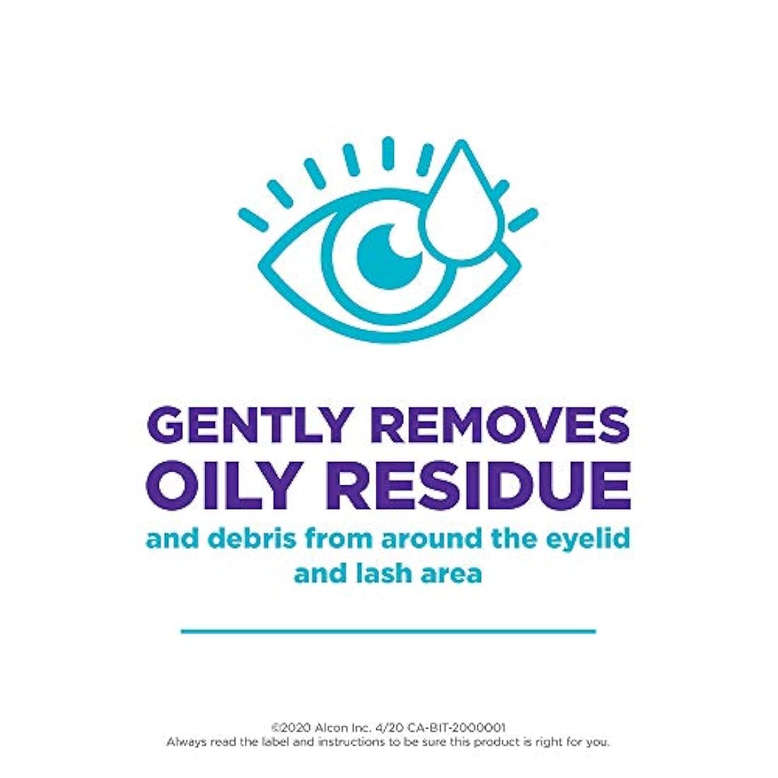 Systane - Toallitas de limpieza de párpados estériles, 32 unidades