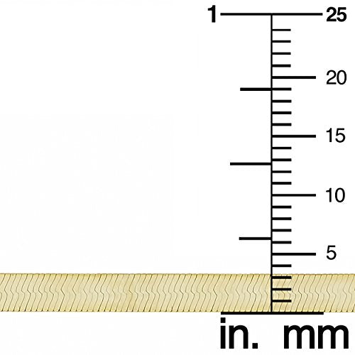 Pulsera de espiga de oro amarillo de 10 k