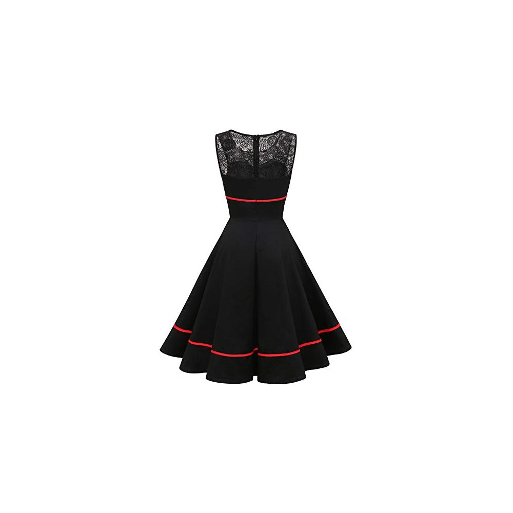 Disfraz Vestido de cóctel para mujer de los años 50 talla XS