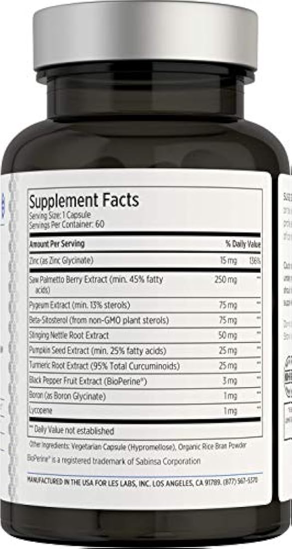 Suplemento Natural Prostate Support para la salud