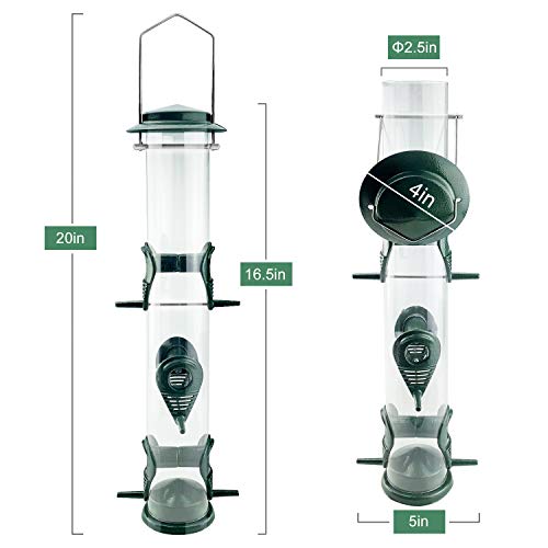 Alimentador de semillas para pájaros silvestres