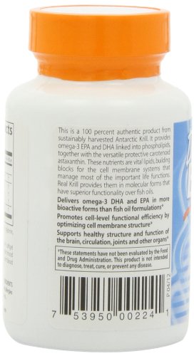 Doctor's Best Real Krill, 350mg 60-Count
