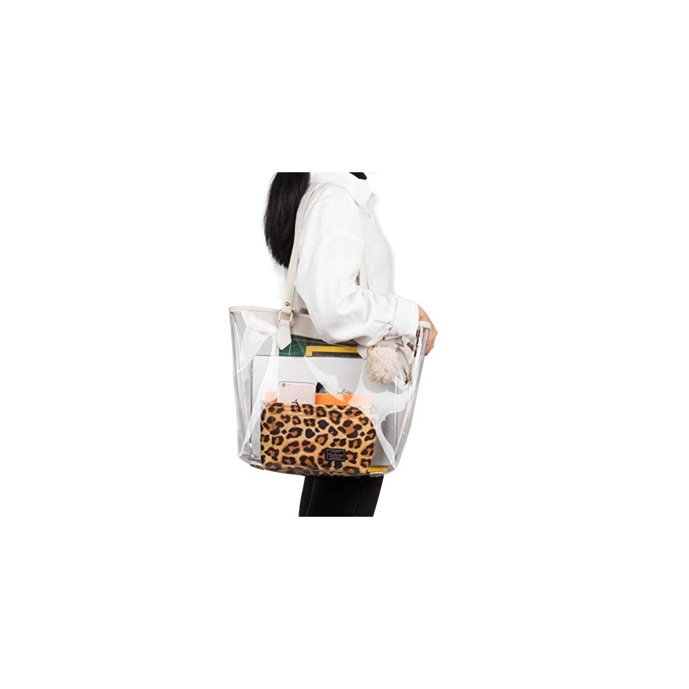 Bolso transparente grande del hombro transparente