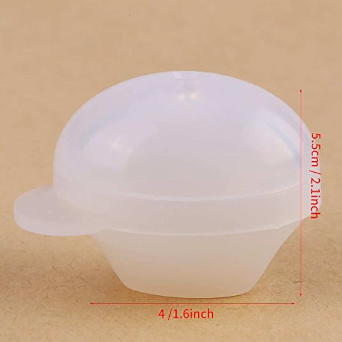 Molde de silicona de esfera