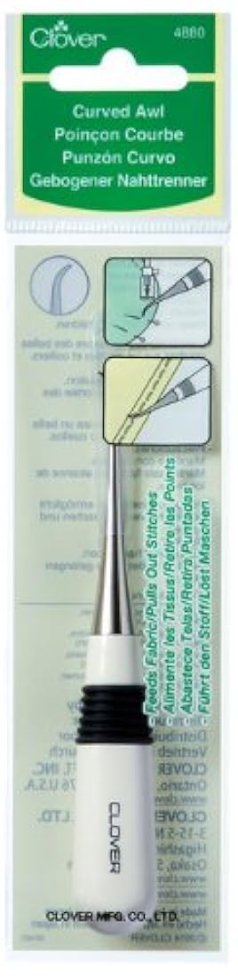 Clover 4880 Awl curvo para costura