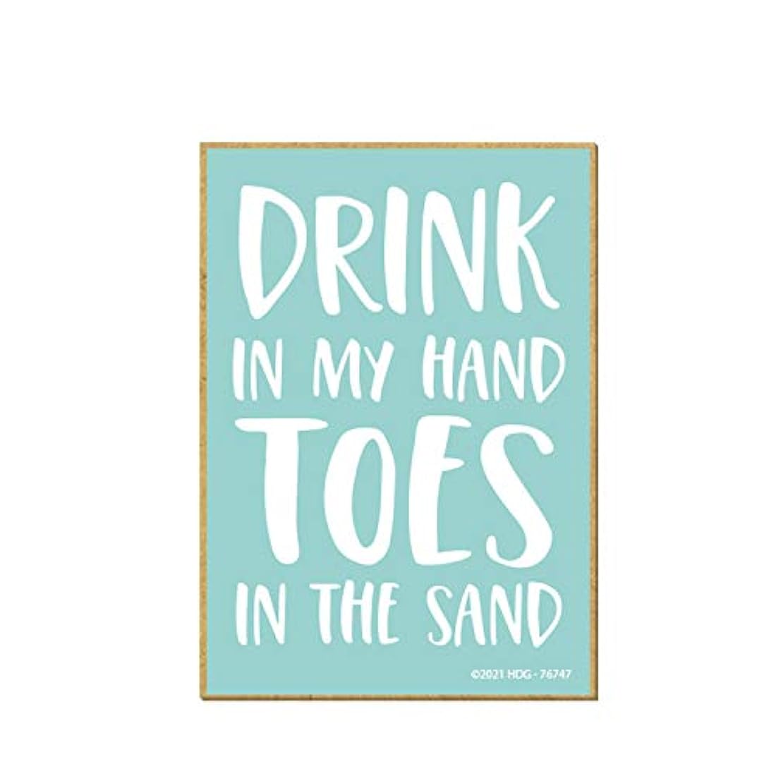 Imán de nevera con temática de playa 2,5 x 3,5 pulgadas