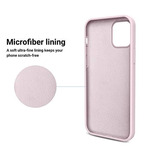 Funda compatible con iPhone 12 (rosa hielo)