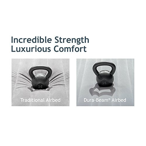 Cama de aire Comfort Plush Mid Rise Dura-Beam con bomba