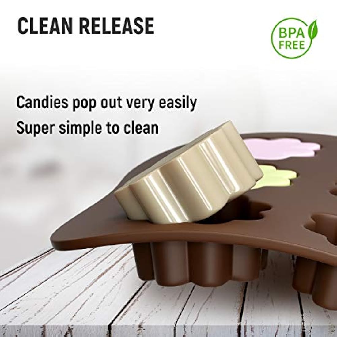 Moldes de silicona para chocolate