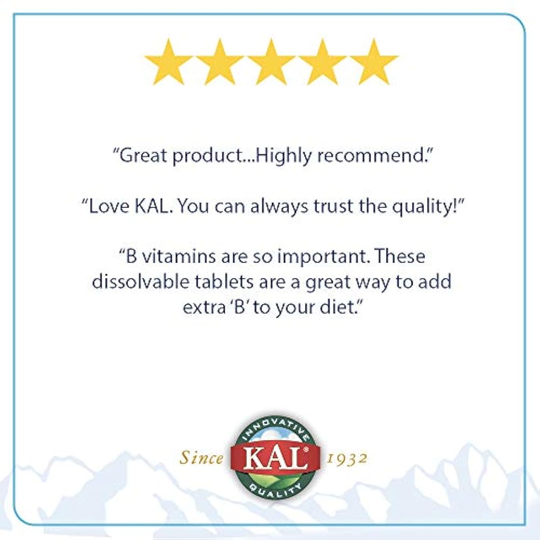KAL B-6/B-12 Metil Folate Activmelt, mezcla de bayas, blanco, 60 unidades