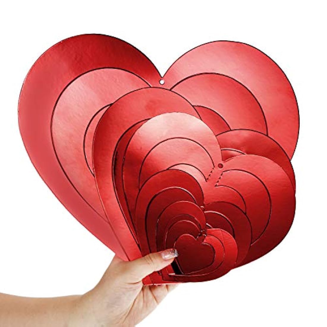32 piezas de decoración de corazón para colgar
