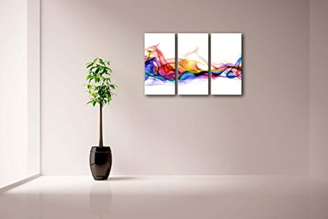 First Wall Art Pintura en 3 paneles, fresca de colores