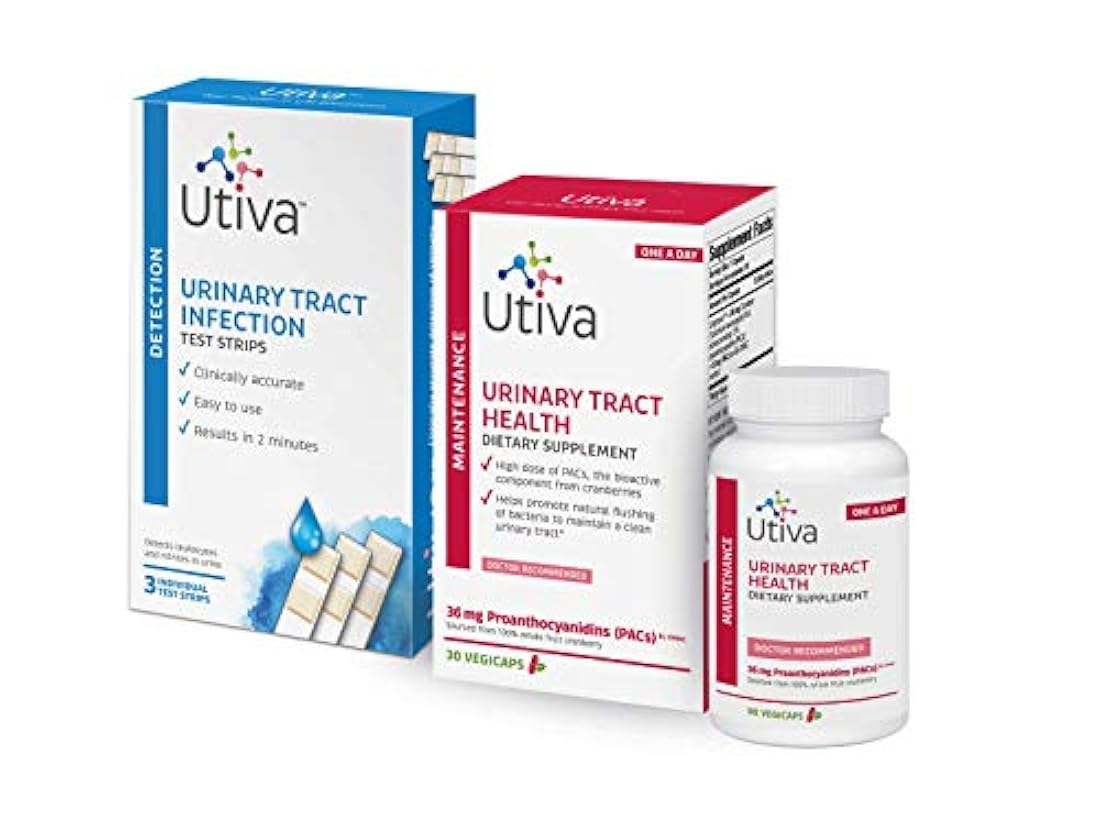 Utiva Cranberry Pills - 36mg PACS para la prevención