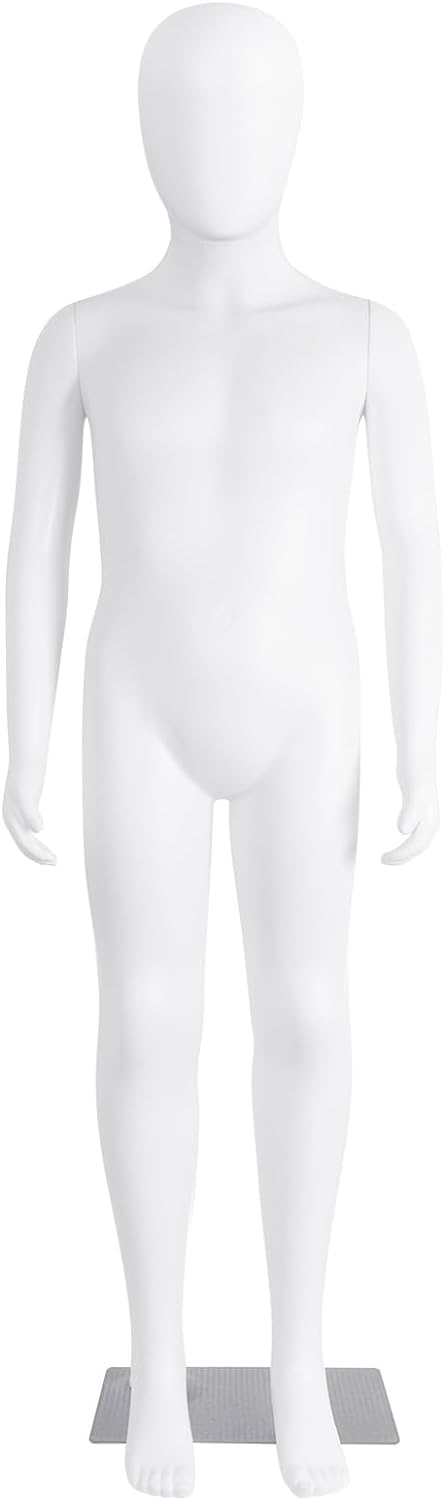 Maniquí Infantil Ajustable, Realista, 51.2 Pulgadas, Faceless