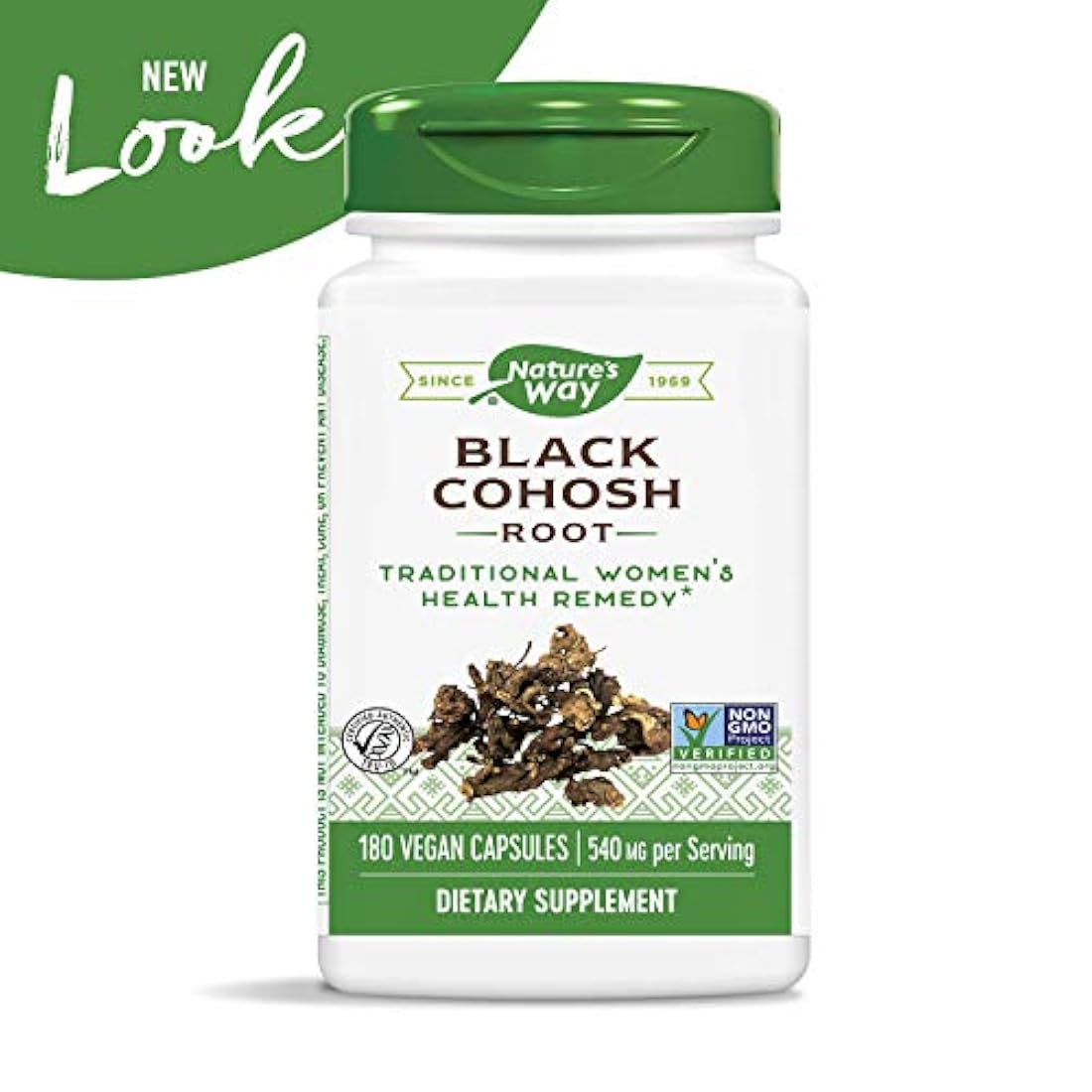 Nature's Way Raíz, 540 mg por porción, sin OMG, sin gluten