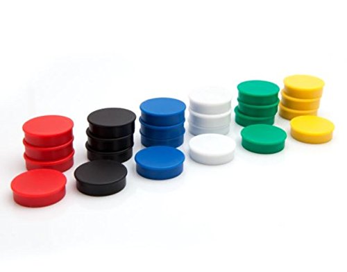 Imanes redondos para nevera, en forma de botón,