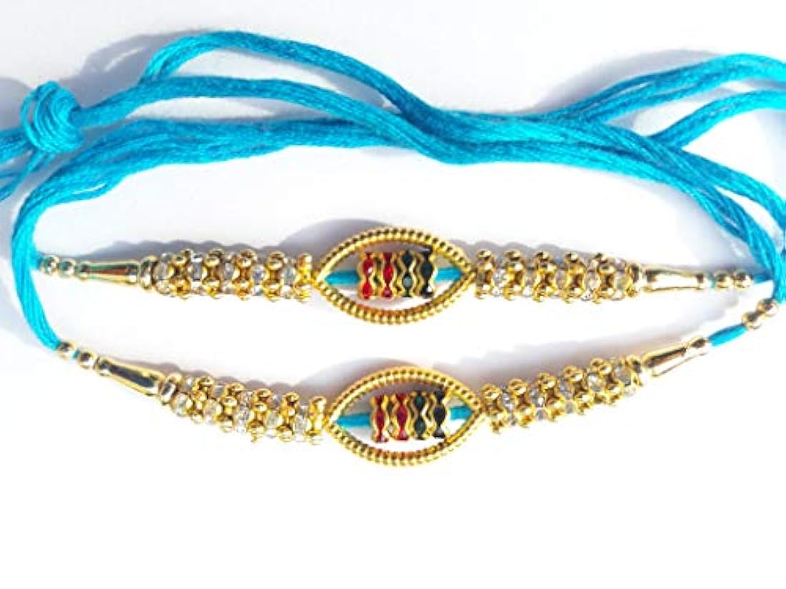 Pulsera multicolor con diamantes y cuentas doradas.