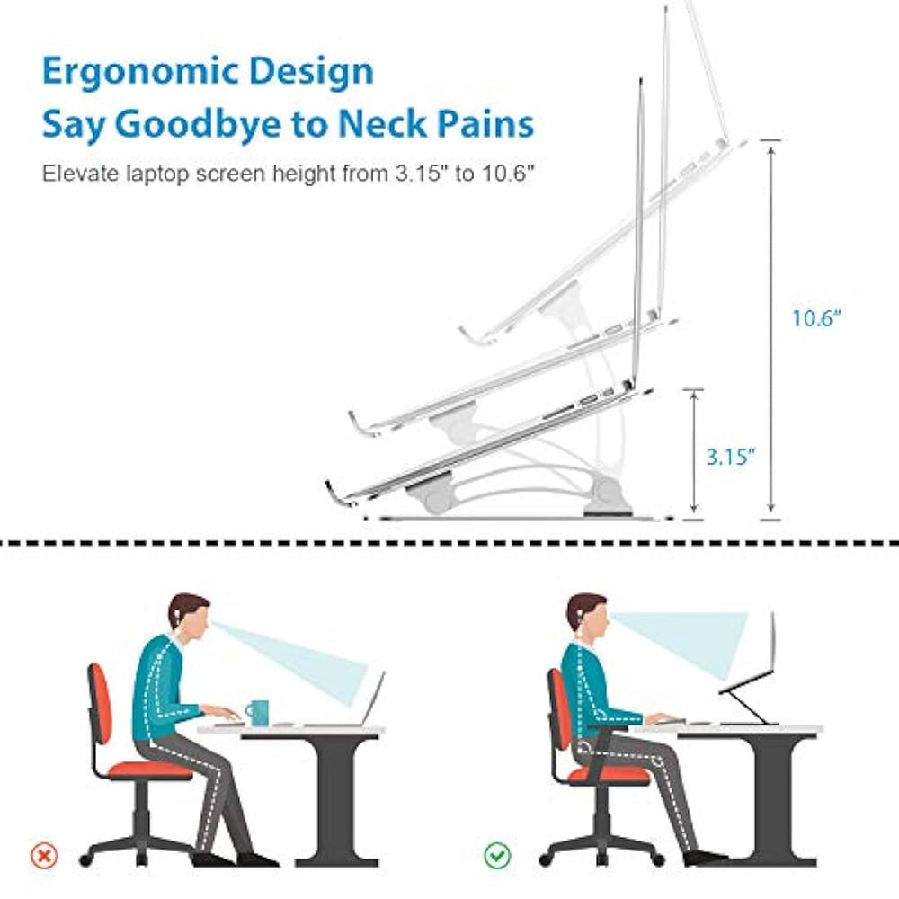 Nulaxy -Soporte ergonómico ajustable para ordenador portátil