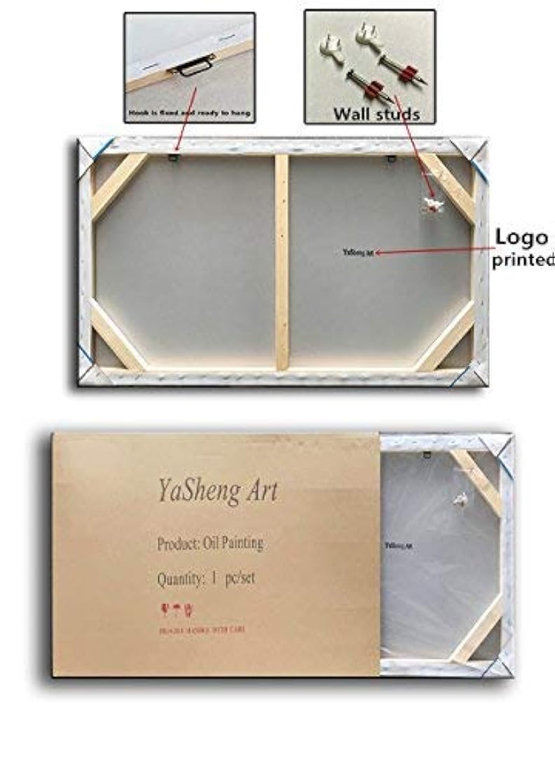 Pintura al óleo pintada a mano sobre lienzo (60x60cm)YaSheng