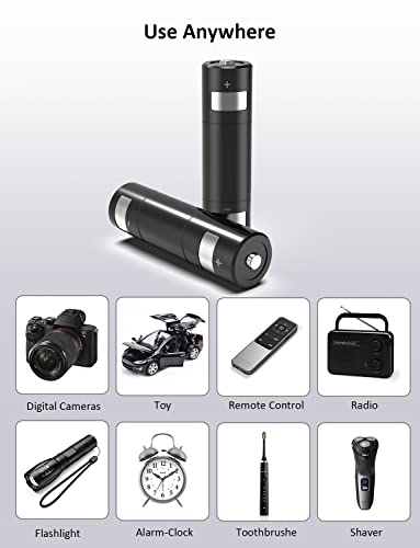 NexiGo Baterías AA recargables de repuesto de 1850 mAh Oculus