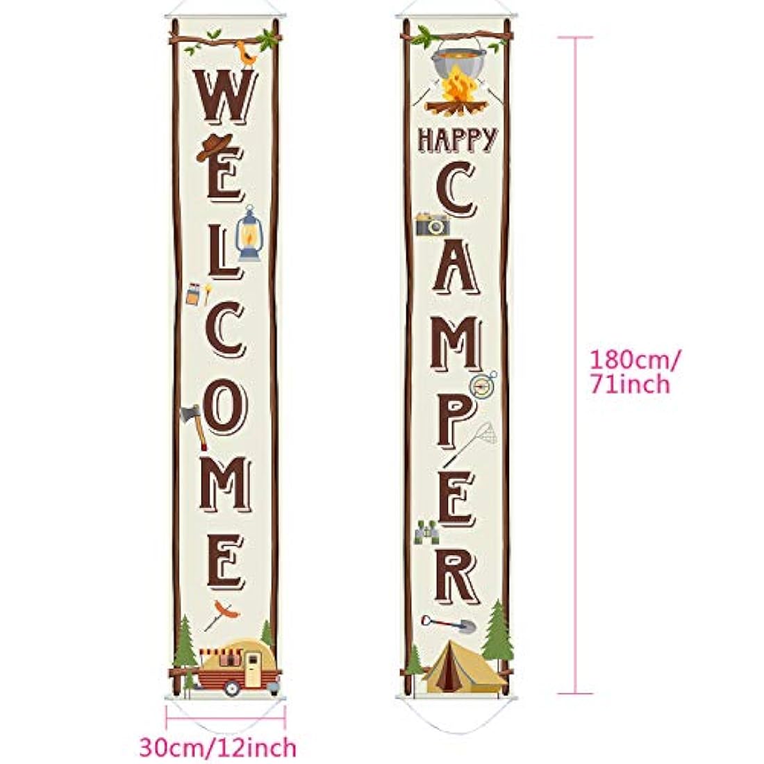 Cartel de fiesta de camping para fiestas de camping