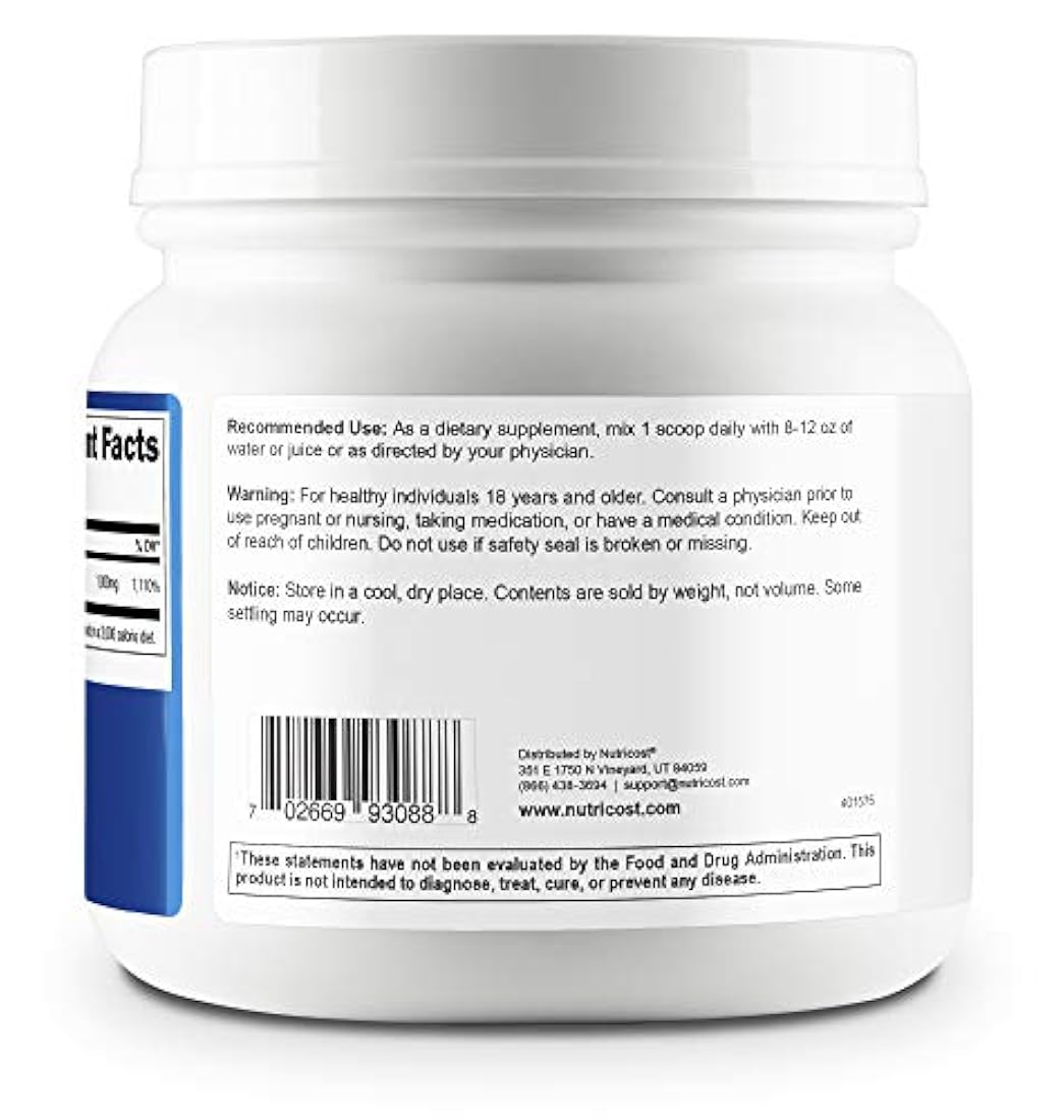 ácido ascórbico puro vitamina C, por porción, alta calidad