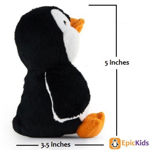 Pinguino de peluche para bebés y niños