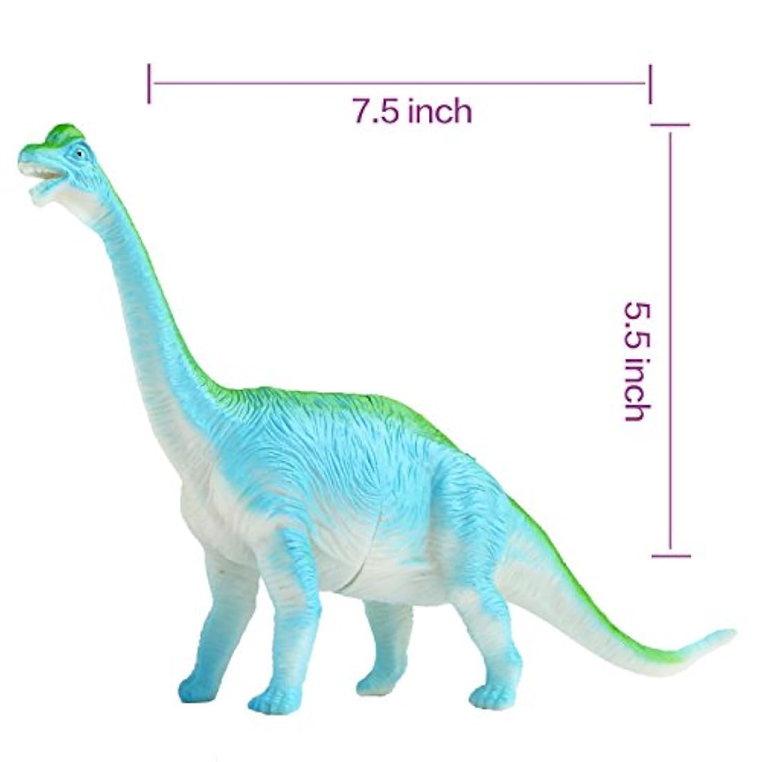 Figura de dinosaurio para bebés de plástico