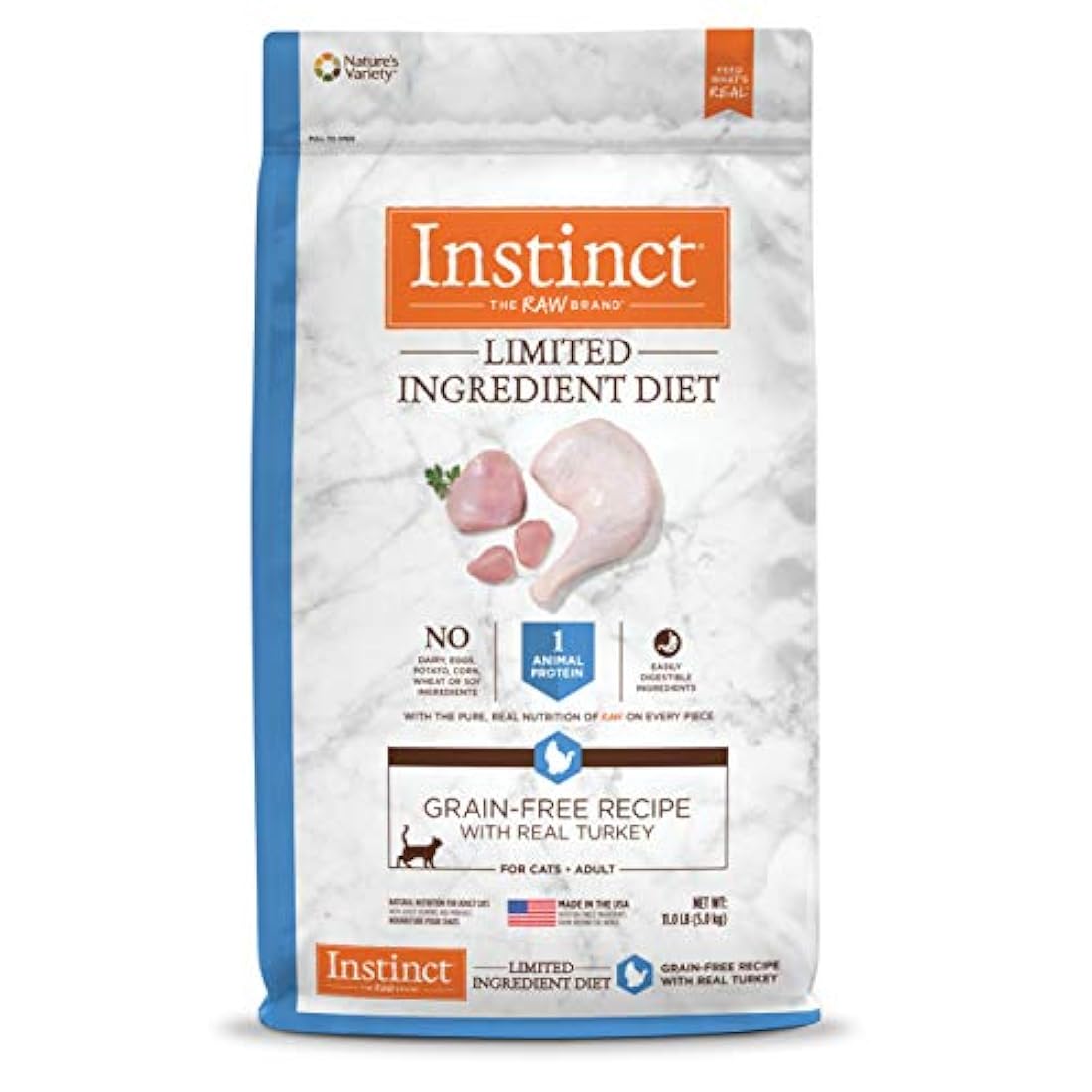 Instinct Limited ingrediente dieta sin granos receta natural