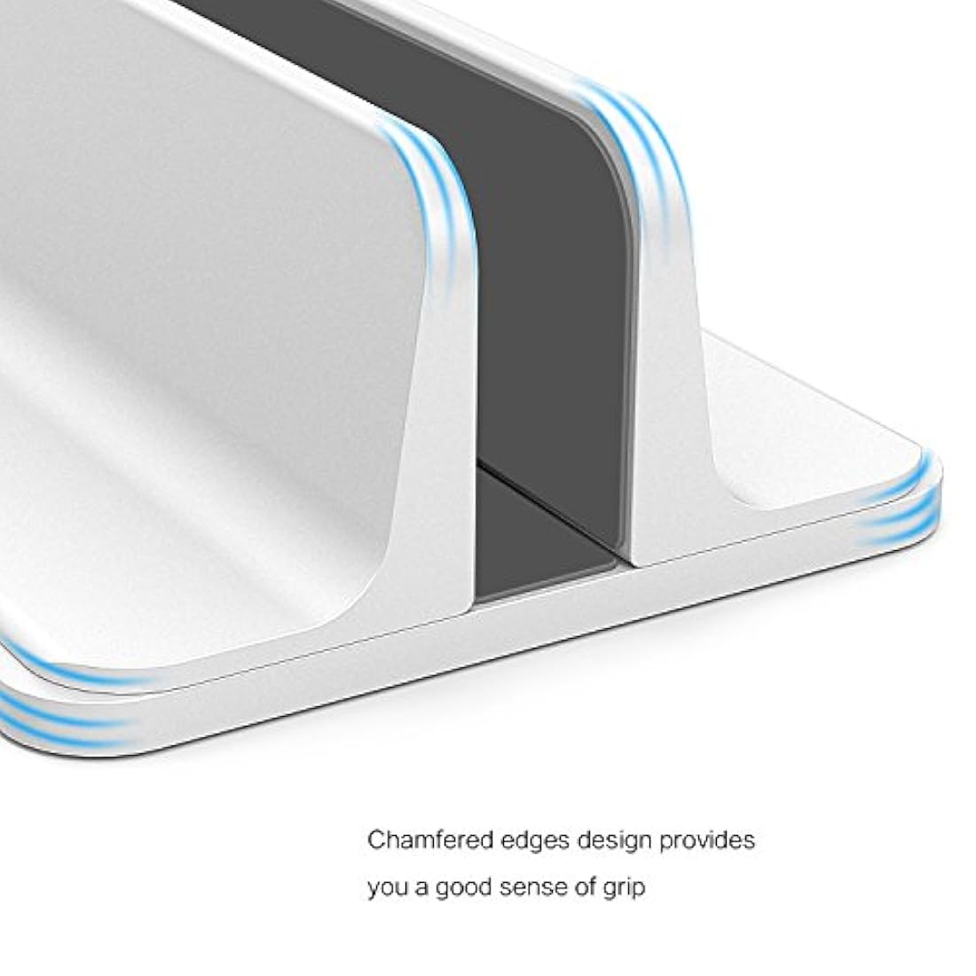 OMOTON-Soporte vertical para computadora portátil ajustable