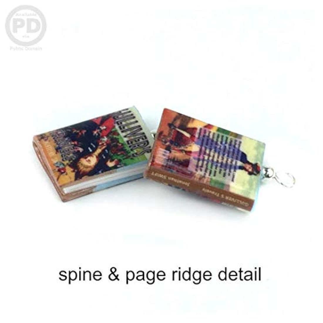 Adorno Mini libro de arcilla enmarcado