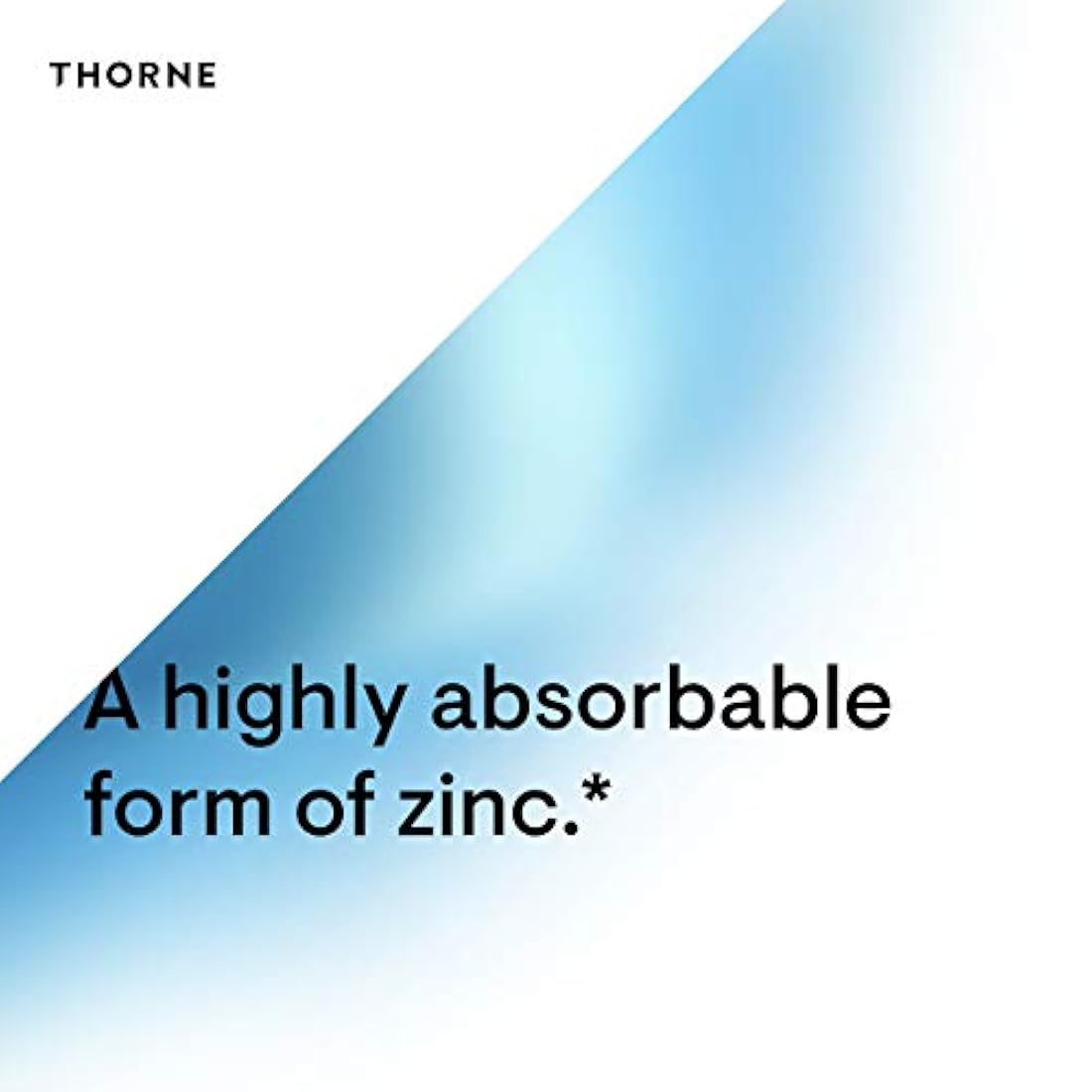 Suplemento de zinc bien absorbido