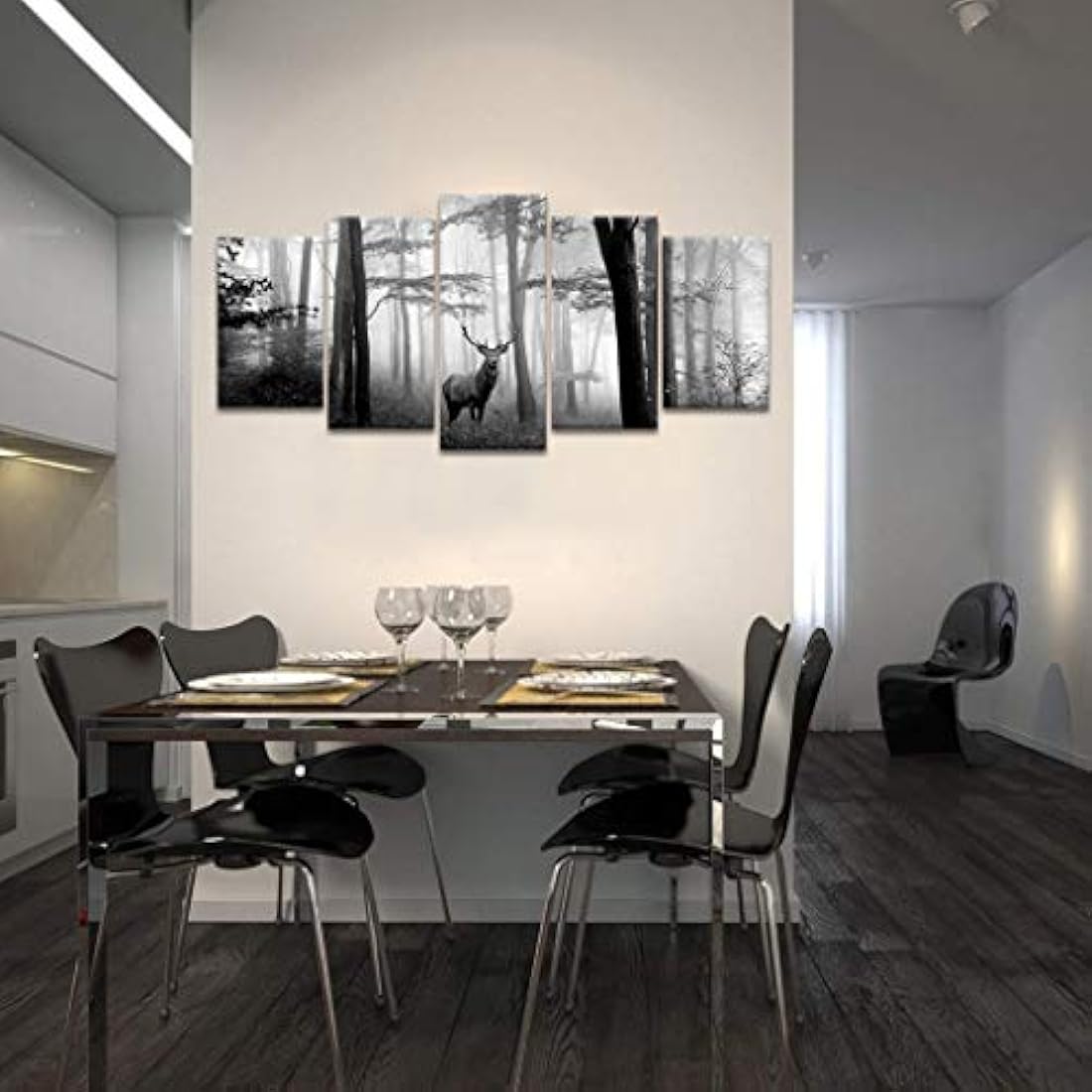 Welmeco - 5 piezas de Arte para Decoración de la pared