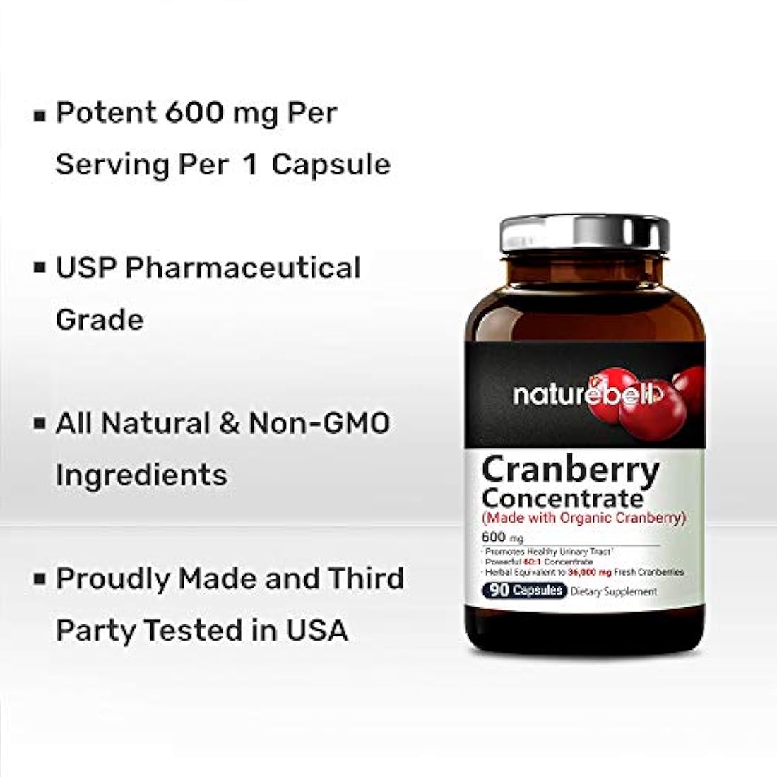 arándanos orgánicos concentrados de fruta entera 90 cápsulas