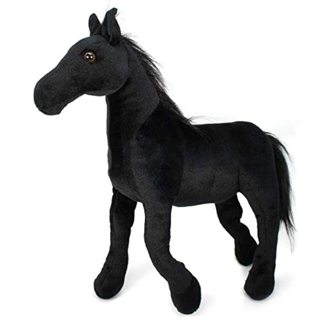 Peluche diseño de Caballo Semental Negro, 16.0in, VIAHART