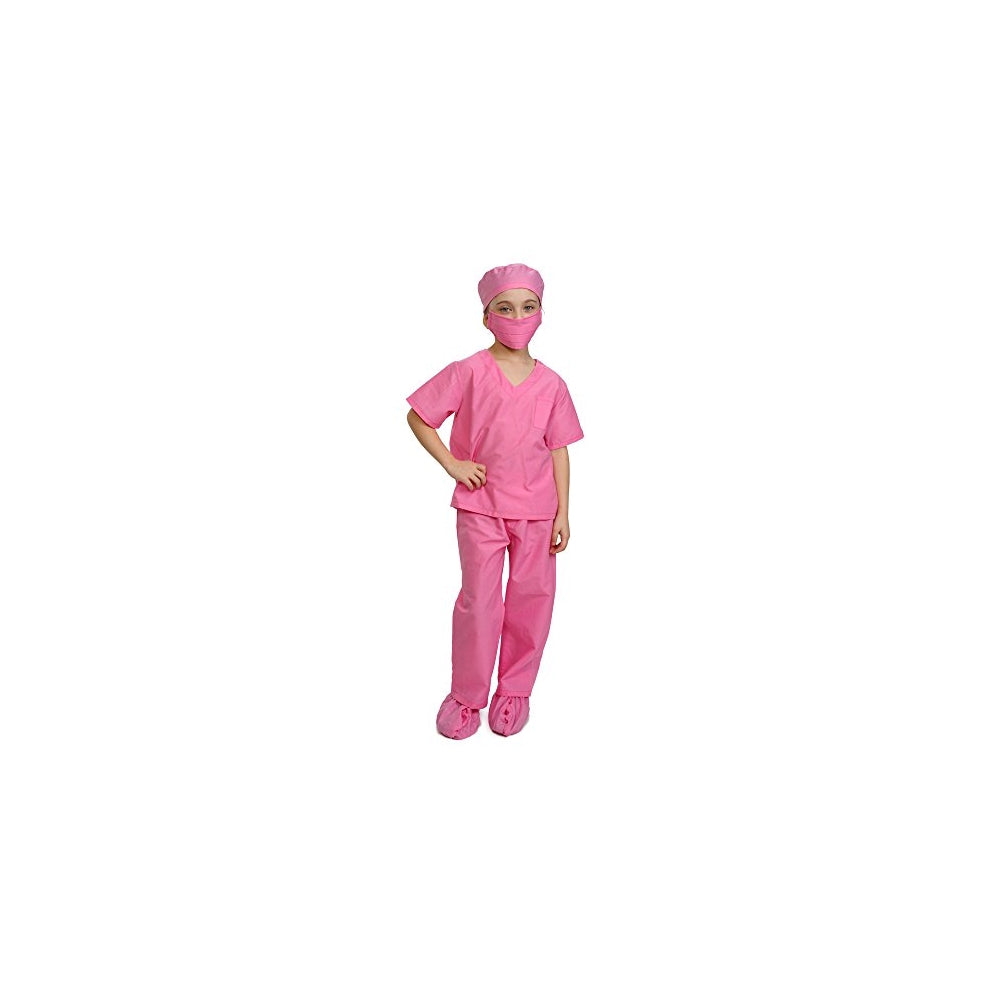 Disfraz de doctor infantil, ropa quirúrgica para niños S 4-6