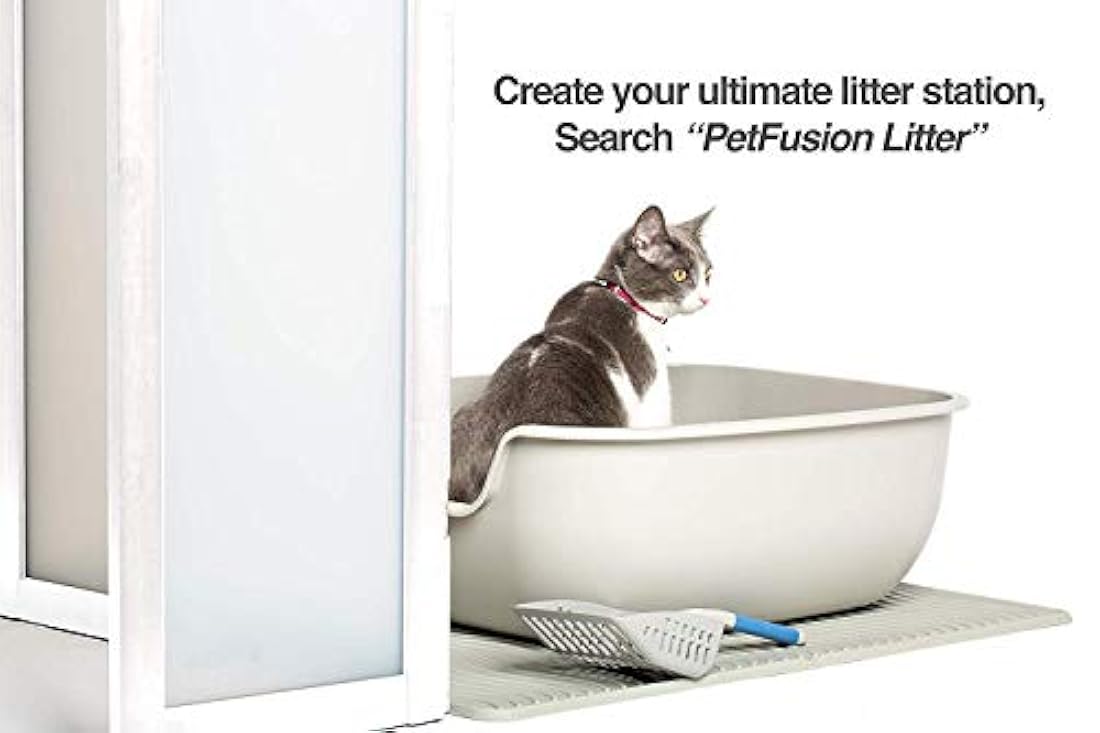 PetFusion ModestCat Litter Box pantalla de privacidad (3 pies de altura, 4 pies de ancho). Bisagras de 2 vías. La caja de arena para gatos es la mejor para la salud de tu gato.