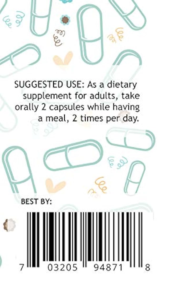 Ginseng 100 cápsulas, 1300 mg por porción, raíz de ginseng
